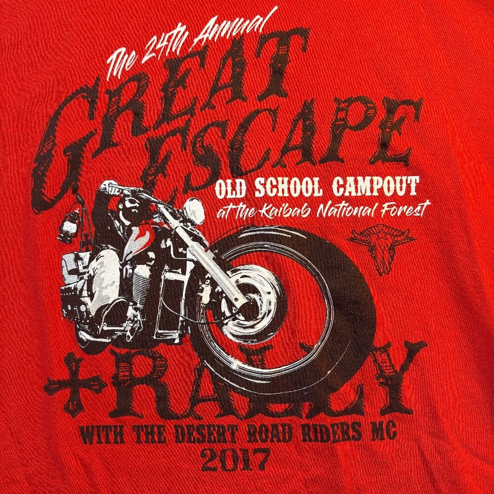 2017 24th Great Escape Run T-shirt Size L